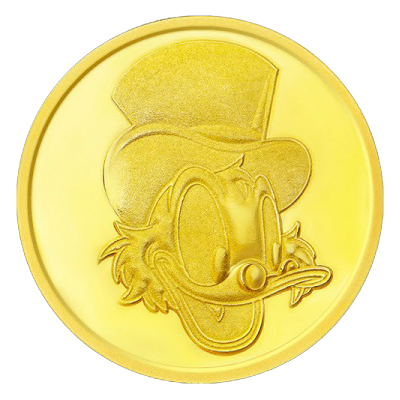 خمسه جنيه ذهب سعودي مستر دك ماوس عيار 24