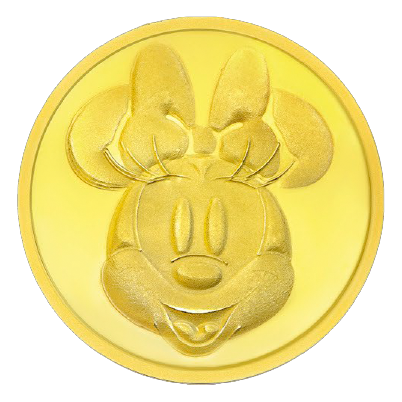 خمسة جنيه ذهب ميني ماوس عيار 24