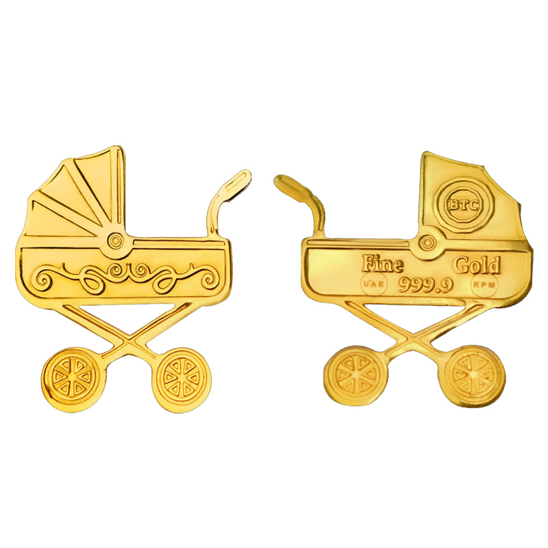 سبيكة عربة أطفال ذهب عيار 24