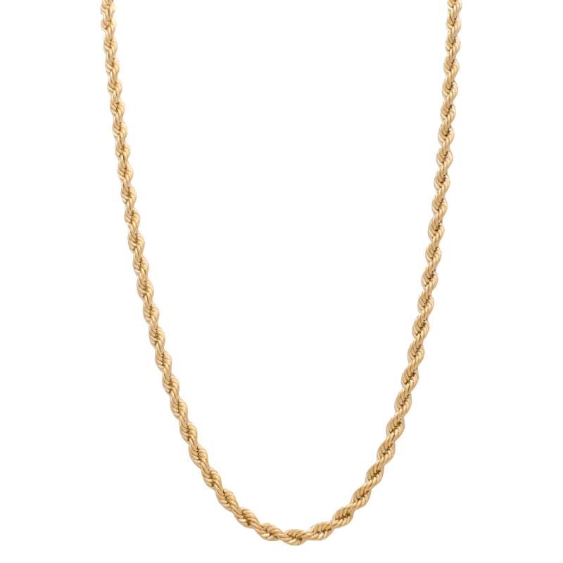 عقد ذهب مجدول عيار 18