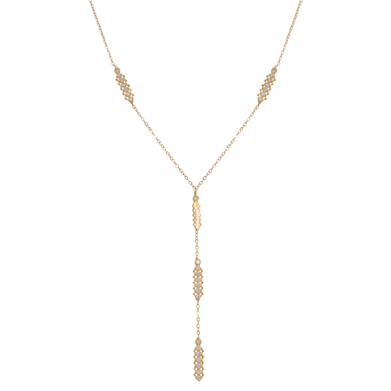 عقد ذهب عيار 18