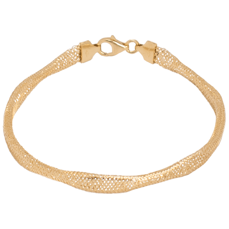 أسورة ذهب عيار 18 بقفل محكم