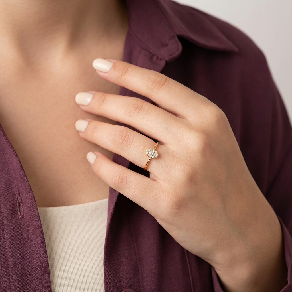 18خاتم أحلام صغيرة ذهب عيار