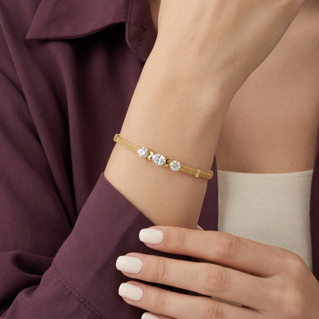 أسورة فلوريانا ذهب عيار 18