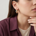 أقراط راوندي ذهب عيار 18