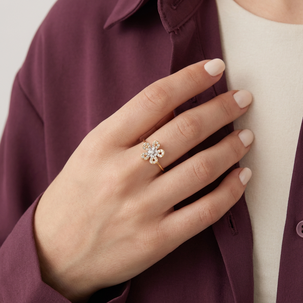 خاتم الأوركيد السعيد عيار 18