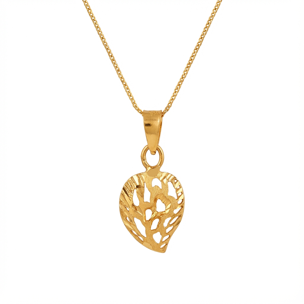 تعليقة تايجر ذهب عيار 21 بتصميم مزخرف مميز