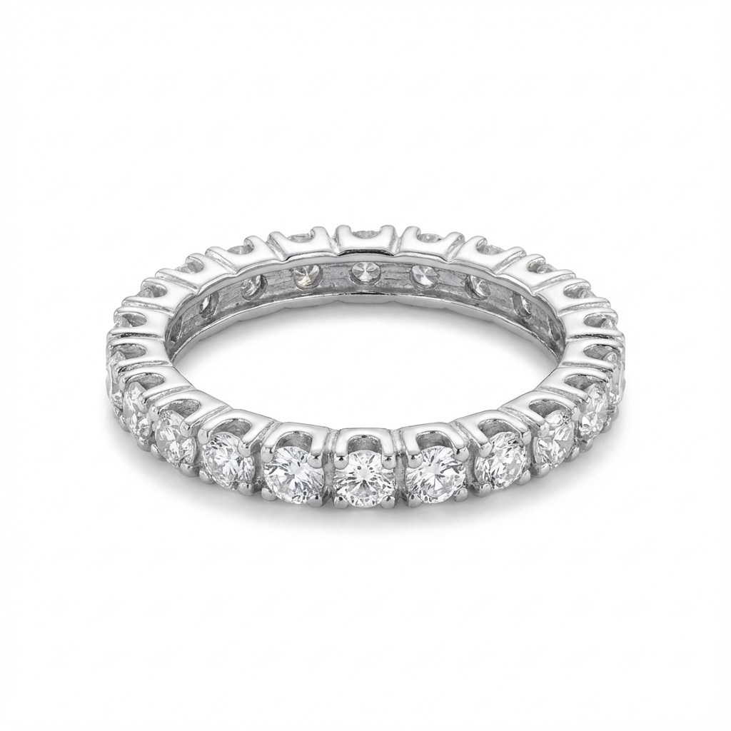 خاتم اوليفيا ذهب عيار 18 بفصوص