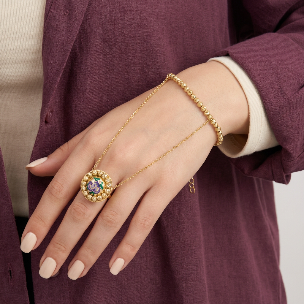 كف من الذهب عيار 18