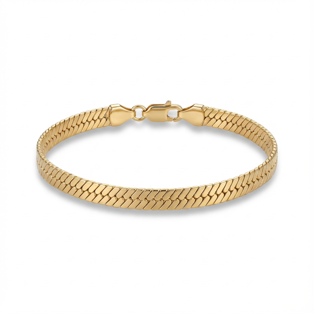 أسوارة السهم اللامع ذهب عيار 18 بتصميم مميز